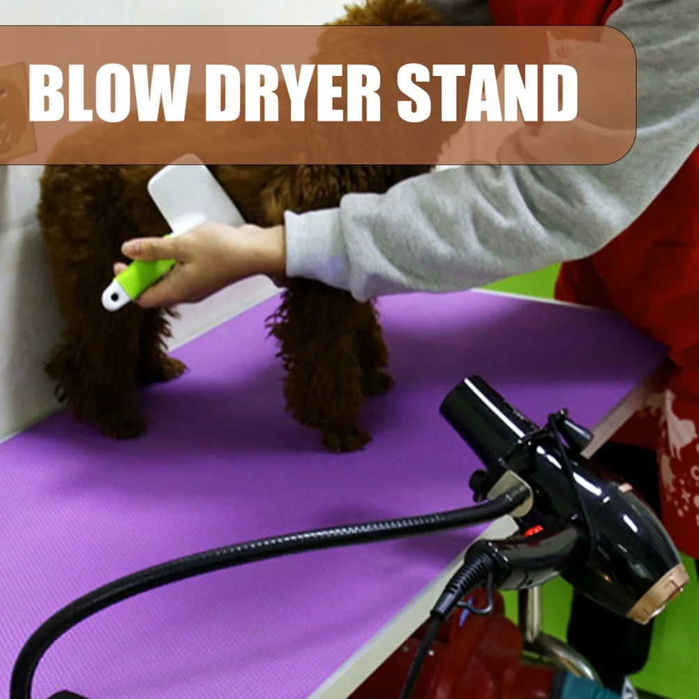 

Pet Hair Dryer Stand Durable Design Easy to Mount Save Space Hands Free Grooming Supplies Grooming Arm Blow Dryer Stand