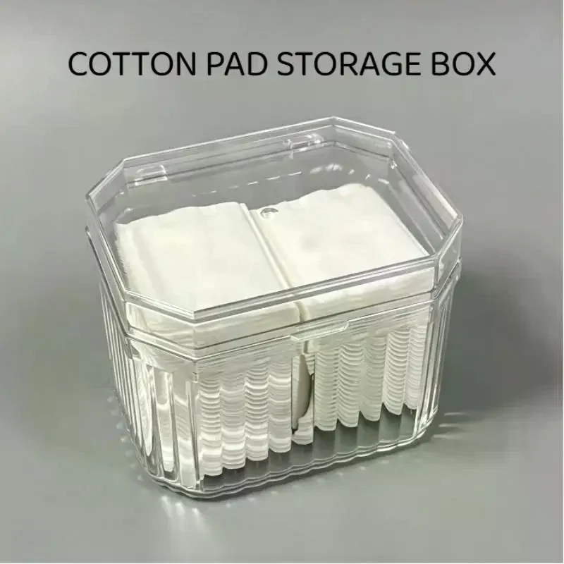 1Pcs Multifunctional Storage Box For Storing Makeup Cotton Cotton Swabs Hair Cords Hair Clips Tissues And Other Items