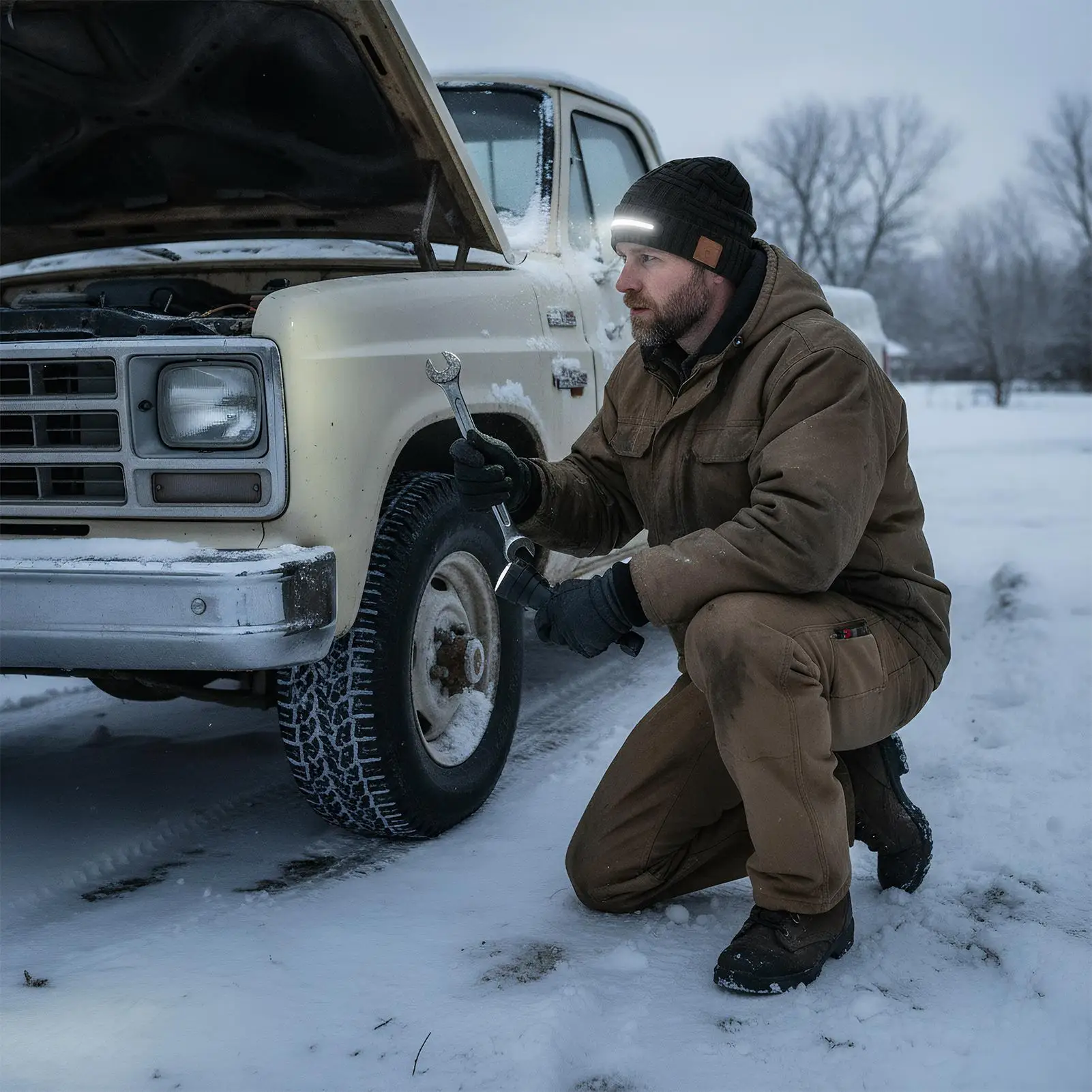 

Hat With Headphones Windproof Thermal Stretch Knit Winter Cap Knit Hat With Headphones For Fishing Cycling Dog Walking Jogging