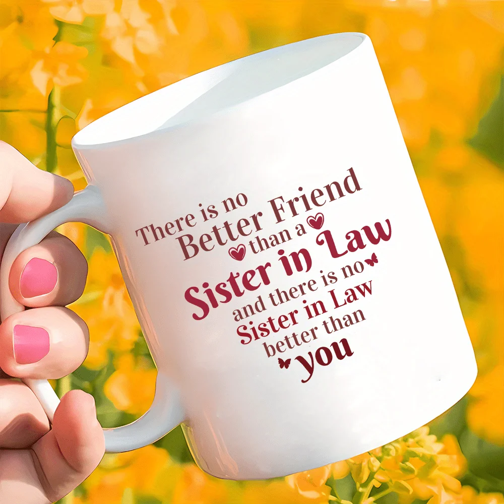 

Керамическая кофейная кружка на 11 унций с юмористической цитатой «Sister-in-Law» — идеально подходит для домашнего декора, подарков на день рождения и вечеринку