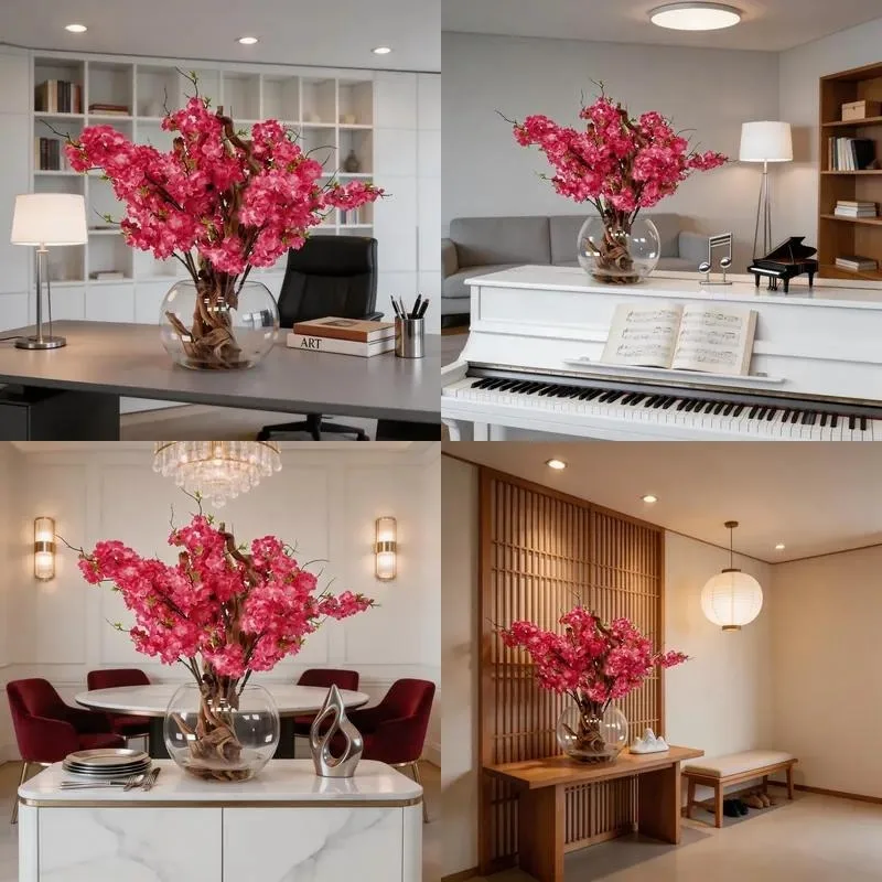 for Artificial plastic botanical ornaments - durable, eco-friendly, lightweight, high-fidelity, suitable for indoor use,