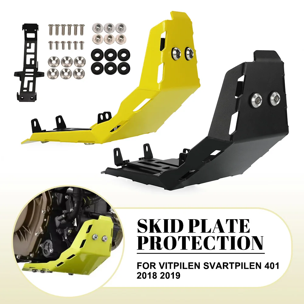 

Motorcycle Engine Guard Protection Chassis Skid Plate Belly Pan Protector For Husqvarna Svartpilen 401 Vitpilen 401 2018 2019