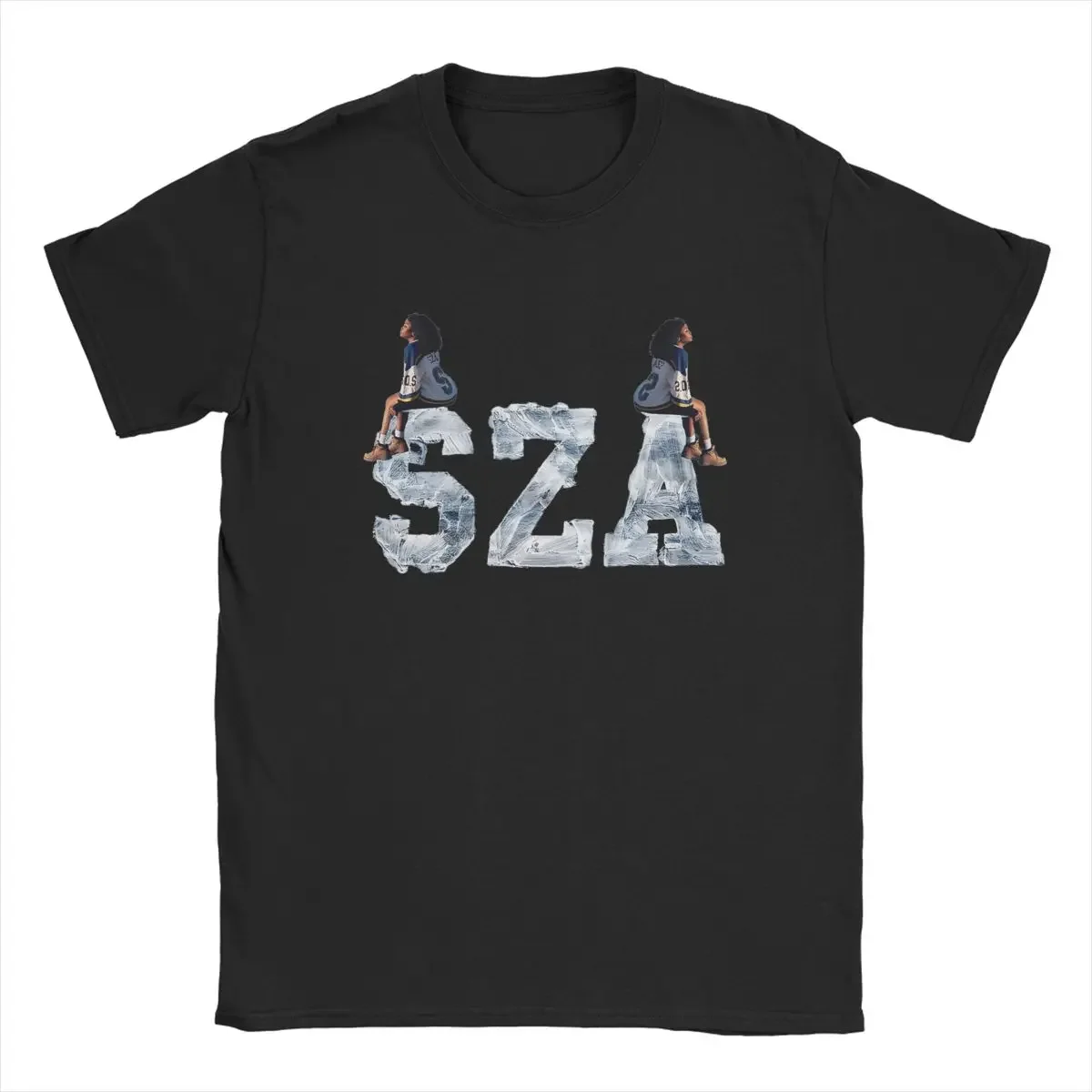 Sleeve Hip Hop Song Music Album T Shirts O Neck Clothes Print Men T-Shirt 2024 Sza Sos Heavy Mental Funny Cotton TeeShirt Short