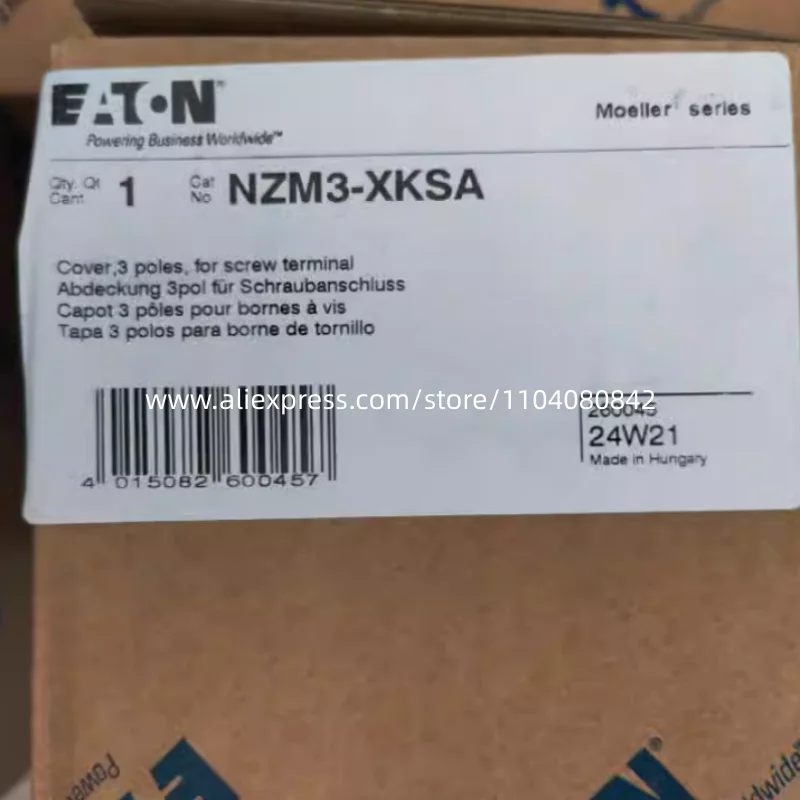 New original EATON MCCB terminal cover NZM3-XKSA