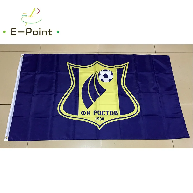 

FC Rostov Flag 2x3ft (60x90cm) 3x5ft (90x150cm) Decoration Banner for Home and Garden