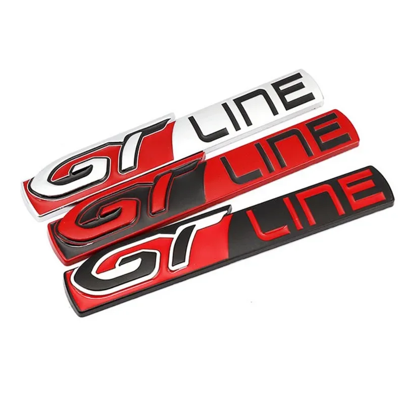 For Peugeot GT Line Logo 308 508 Rear Boot Trunk Tailgate Emblem Side Fender Badge Decals 3008 5008 Renault KIA Stickers Stinger view 2