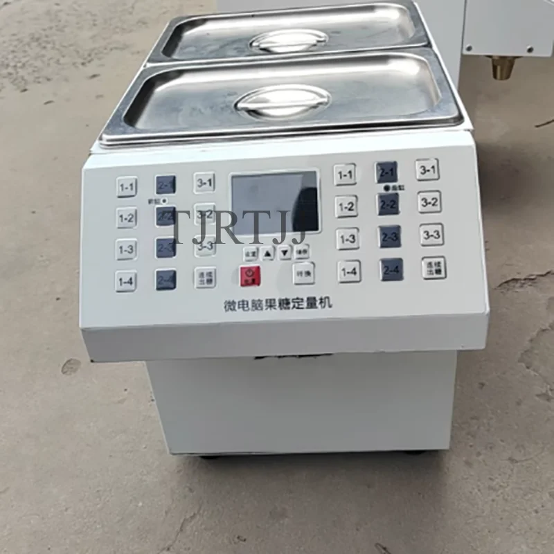 Fully Automatic Double Tube Precision Fructose Ingredient Machine Automatic Syrup Filling Machine Commercial Milk Tea Shop Equip