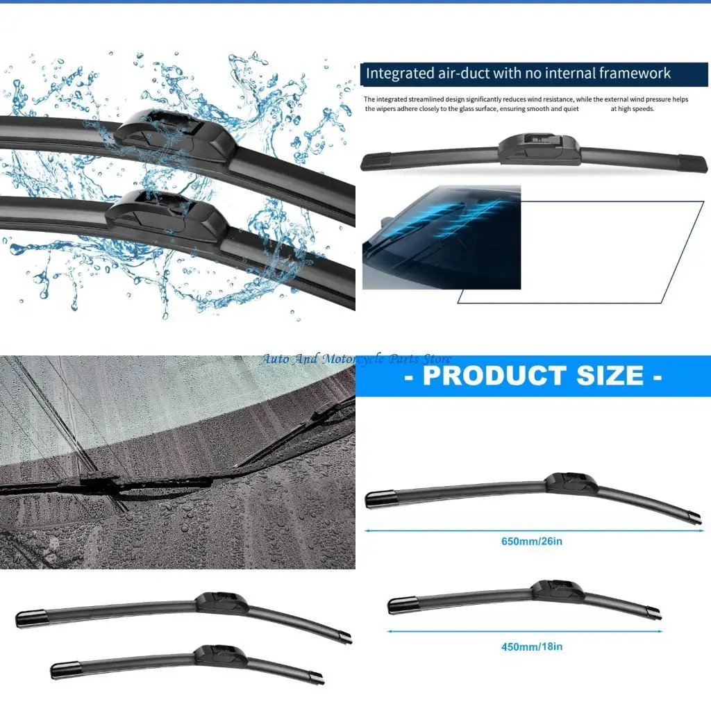 P9FD Enhanced Flexibility Wiper Set 26 Inch And 18 Inch For Various Vehicles