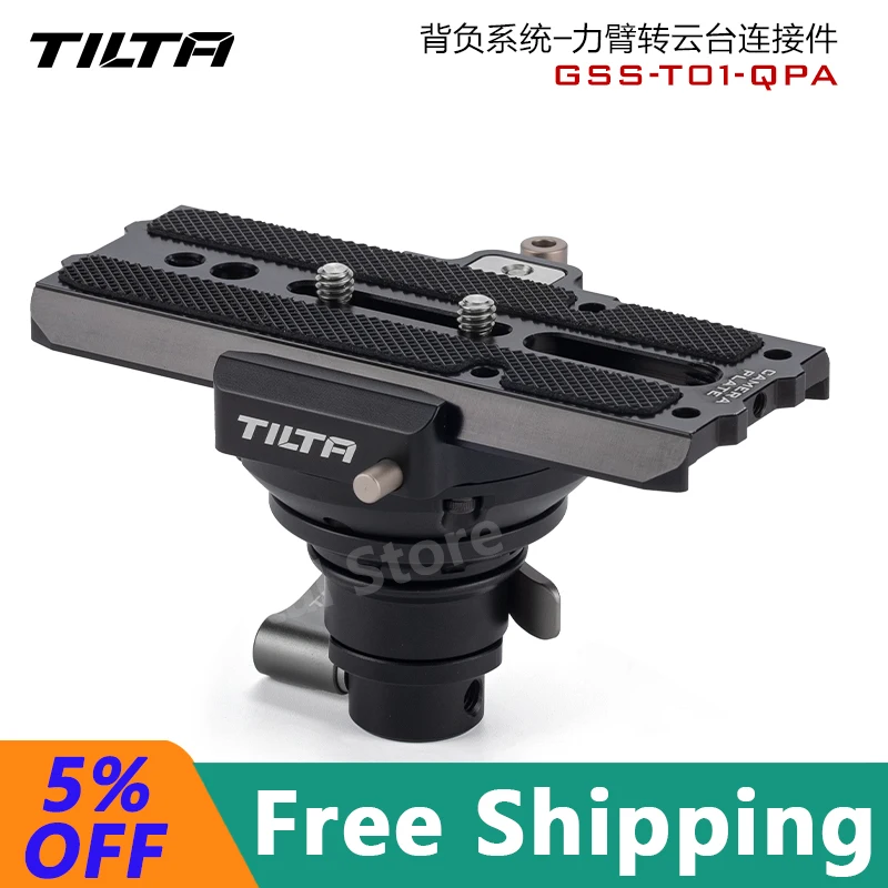 

TILTA GSS-T03 Float Dual Handle Support System Manfrotto Quick Release Plate Adapter for DJI Ronin 4D RS3 pro