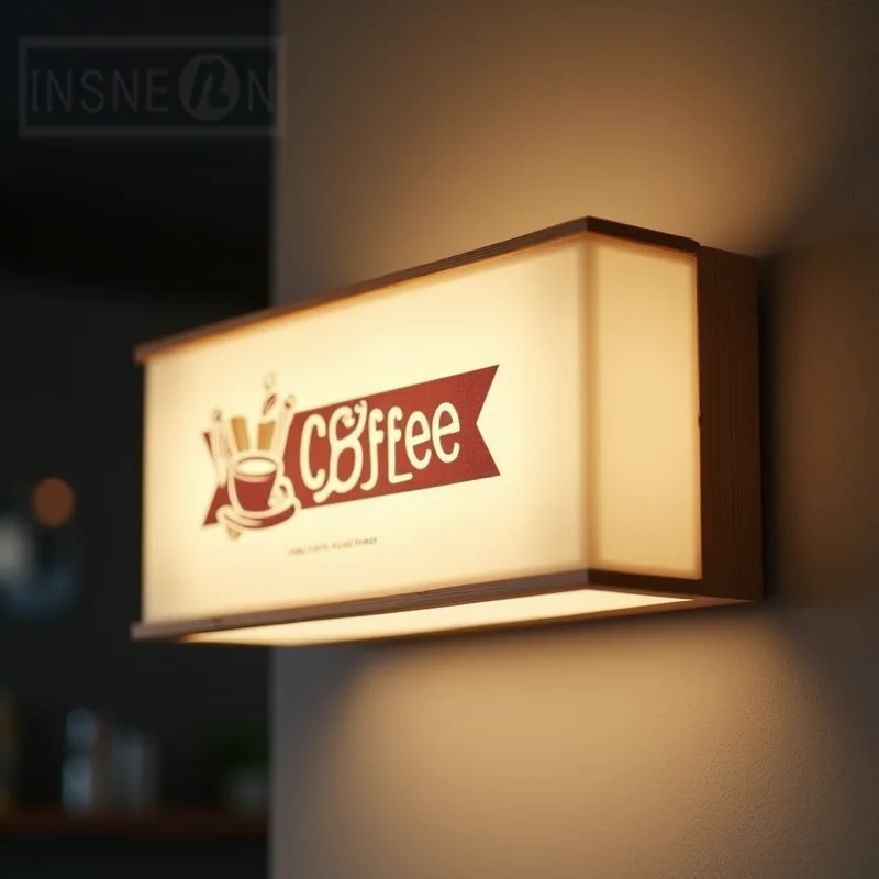 Custom Double Sided LED Light Box Outdoor Business Sign Waterproof Acrylic Storefront Wall Mounted Signage