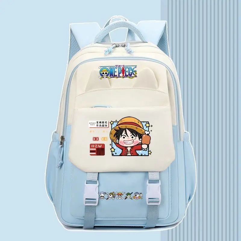One Piece Monkey·D·Luffy Sanji anime two-dimensional backpack student lightweight spine protection large-capacity school bag