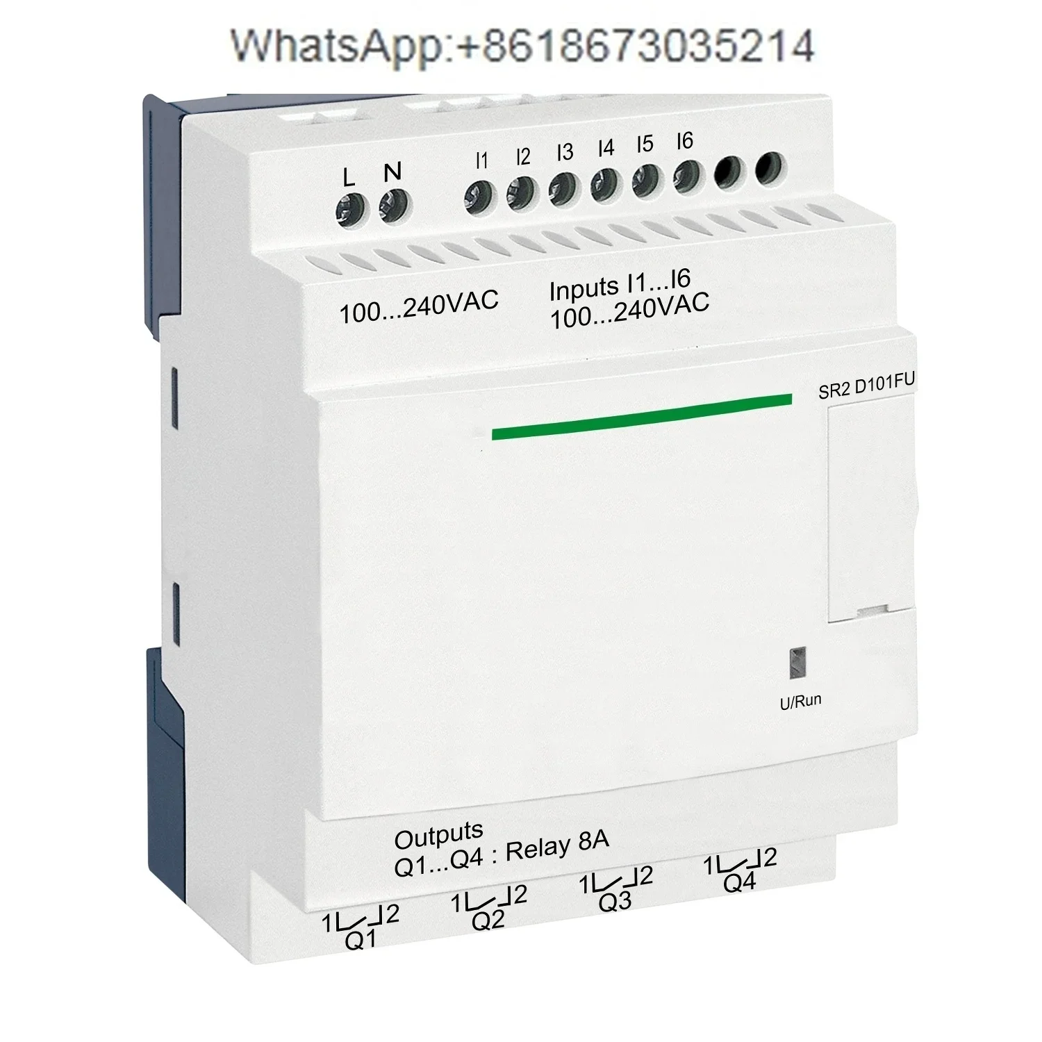 SR2D101FU compact smart relay     10 I O   100..240 V AC  no clock - no display