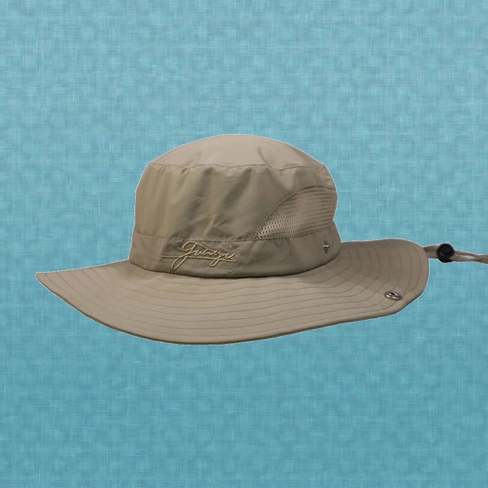

Sun Hat Breathable Quick Dry UPF50 AntiUV Fishing Hats Protection Outdoor 54 59cm Headgear Wide Brim Lightweight Durable