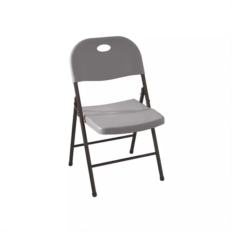 

Folding chair, outdoor thickened tube wall, plastic backrest, exhibition training dormitory chair, ergonomic chair