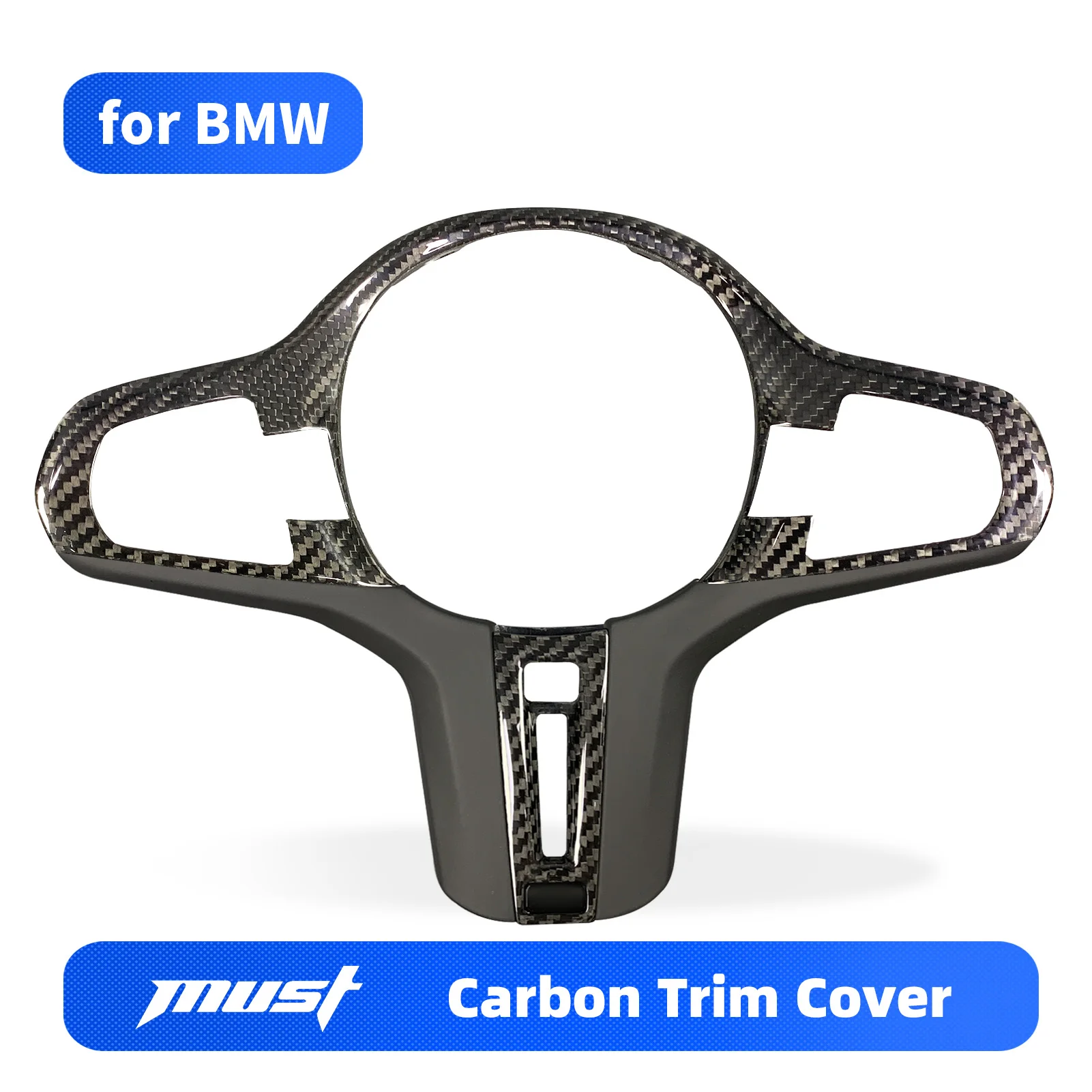 

for BMW Carbon Fiber Trim Cover Replacement Compatible ID6 System G01 G02 F90 X3 X4 G30 G Series