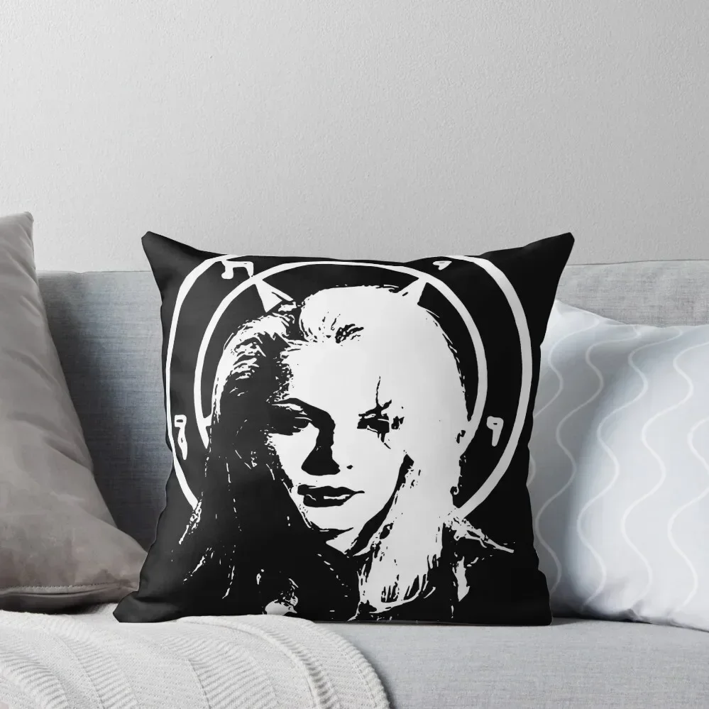 Zeena LaVey - Church of Satan Throw Pillow Sofa Pillow Cover Luxury Pillow Case