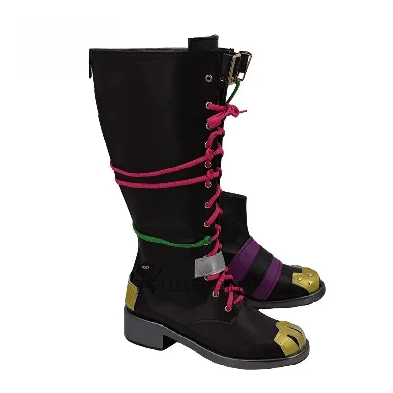 Sepatu Cosplay Arcane LOL Jinx Sepatu Bot Buatan Khusus