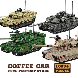Military Classic Tank Building Blocks Sets DIY Army Armored Car Model Panzer Vehicle MOC Bricks Toys Adult Gifts Home Decoration