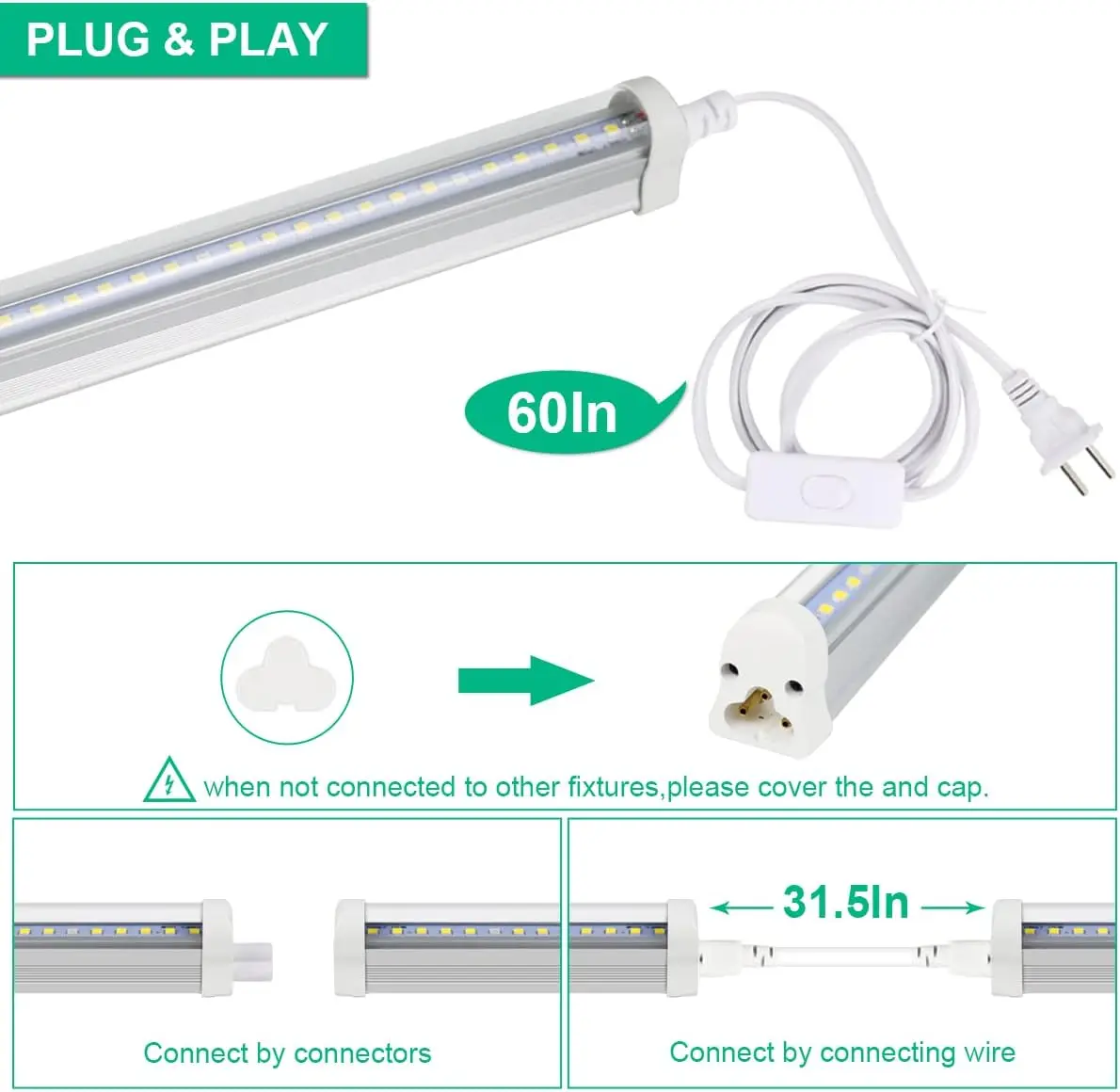 O LED تنمو مصابيح النبات الطيف الكامل 85-265 فولت أضواء النمو الأبيض الدافئ الزراعة المائية نظام النمو حوض السمك النباتات البذور تررم #4
