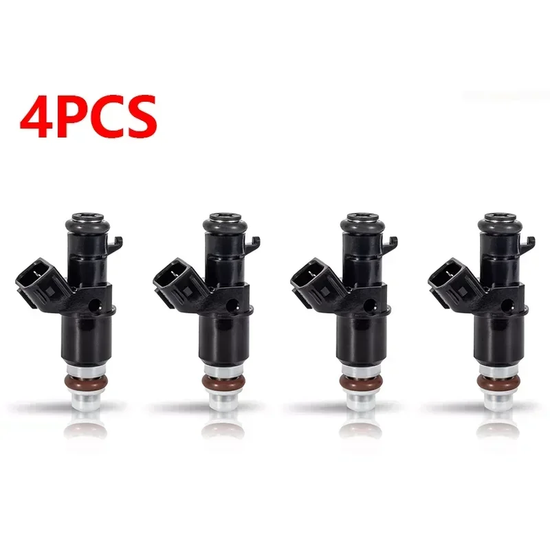 

New 4Pcs 8Holes FUEL INJECTORS For Acura MDX TL ILX Honda Accord Odyssey Pilot Ridgeline Saturn Vue 16450RCAA01