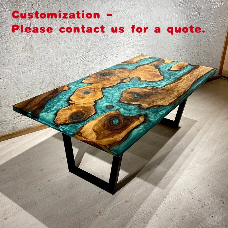 custom.Quick Product Living Room Furniture Buy 40 Mm Polish Leaves 3D Stone Lamp Flower Epoxy Resin Tables With Chair
