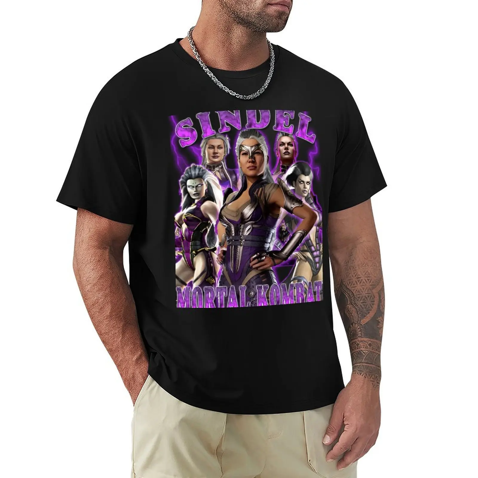 Mortal Kombat 1 - Sindel MK T-Shirt t shirt man luxury T-Shirt