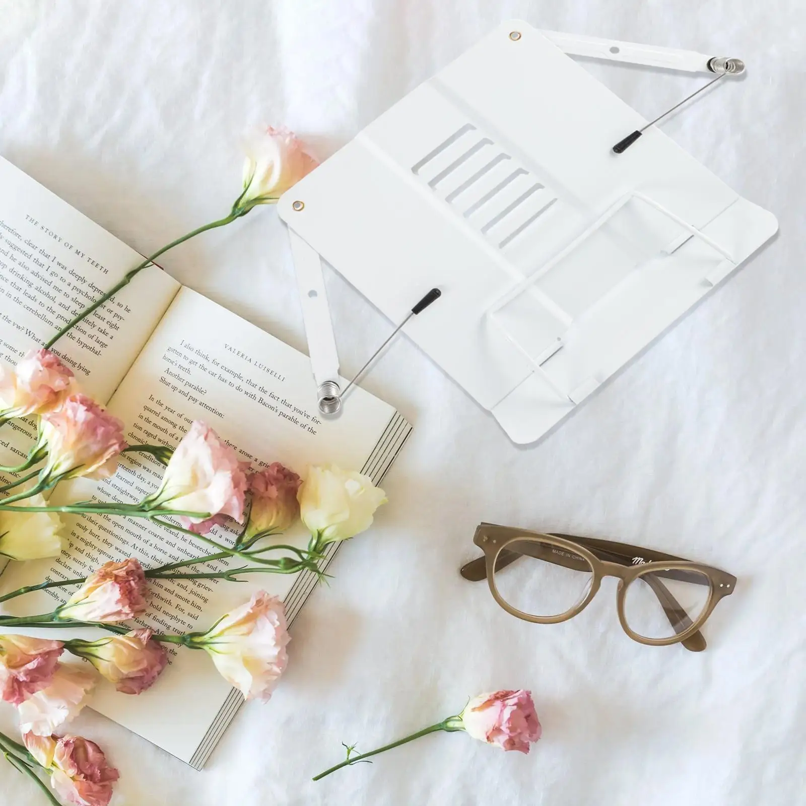 Bracket Reading Student Tabletop Easel Textbook Stand Iron Kids Adjustable Holder