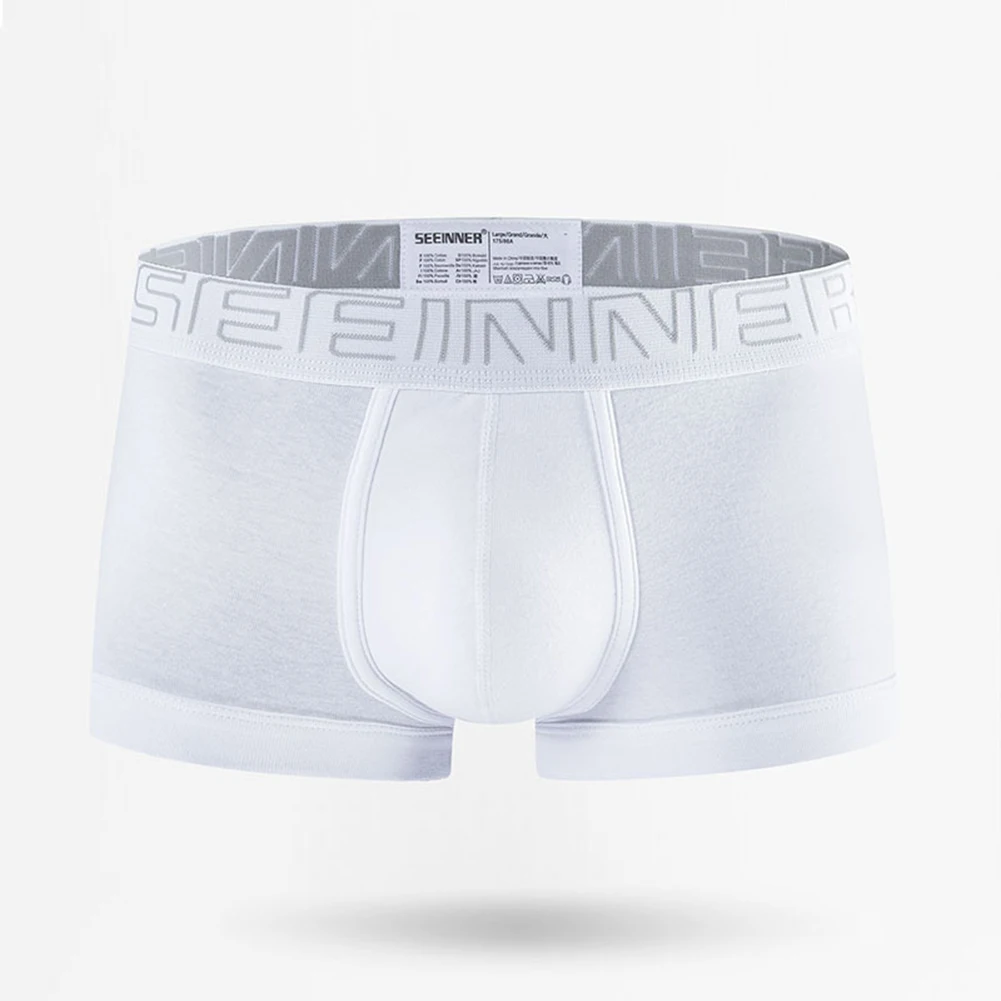 

Casual Use Breathable Boxers Classic Style Breathable Underpants Classic Boxers 5 Spandex Material 95 Cotton Fabric