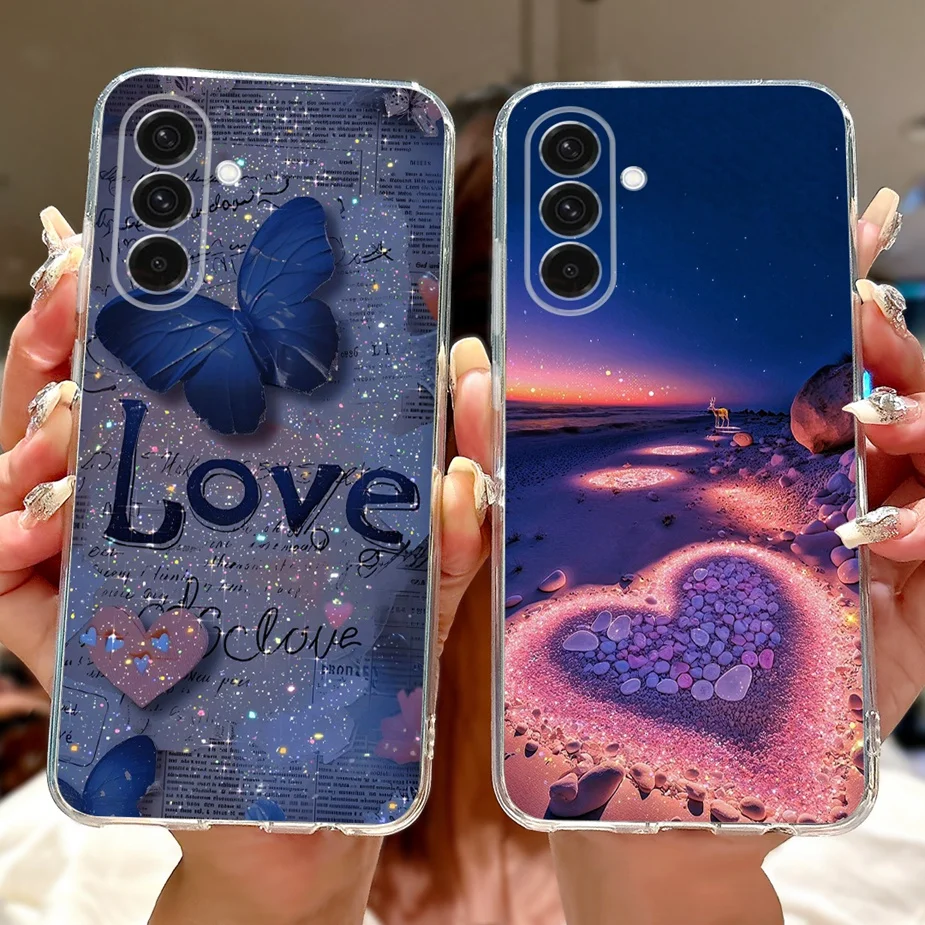 For Samsung Galaxy A36 Case SM-A336B New Fashion Painted Cover Soft Silicone Case For Samsung A16 A 26 36 56 Galaxy A56 5G Shell