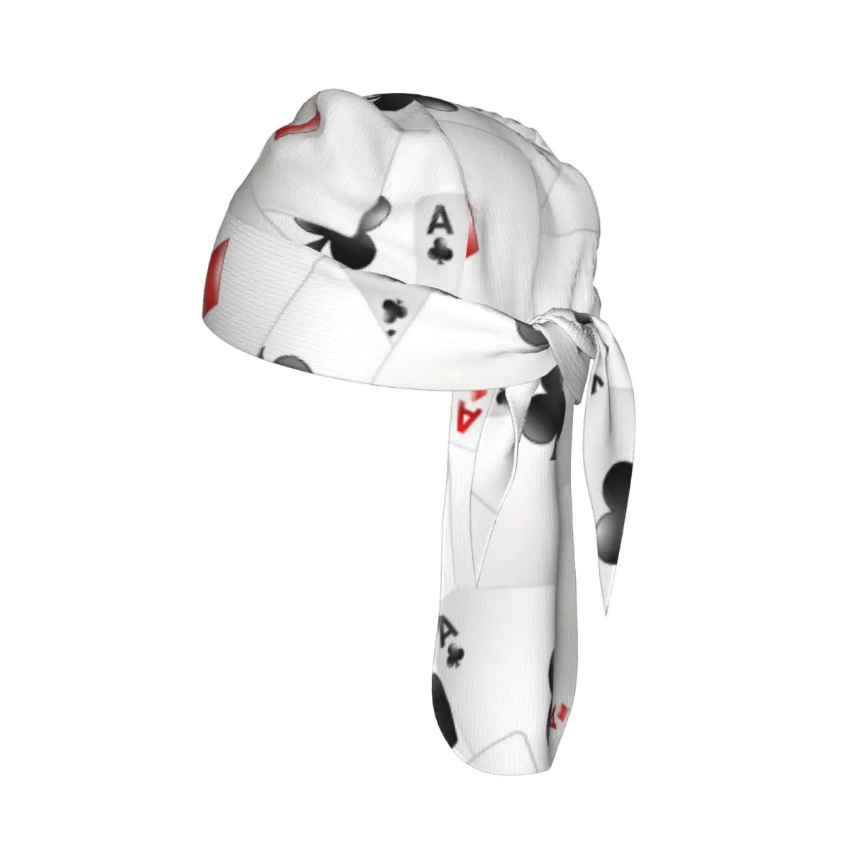 

Quick-drying Beanie Pirate Hat Poker Aces Pattern Sport Cycling Cap Hiking Camping Head Scarf Bandana Hat