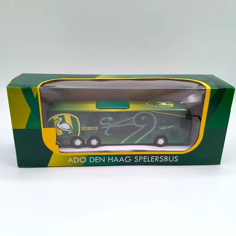 Diecast 1/43 Scale Player Bus Alloy Simulation Car Model Static Collection Decorated Holiday Gifts Toys Souvenir Gift