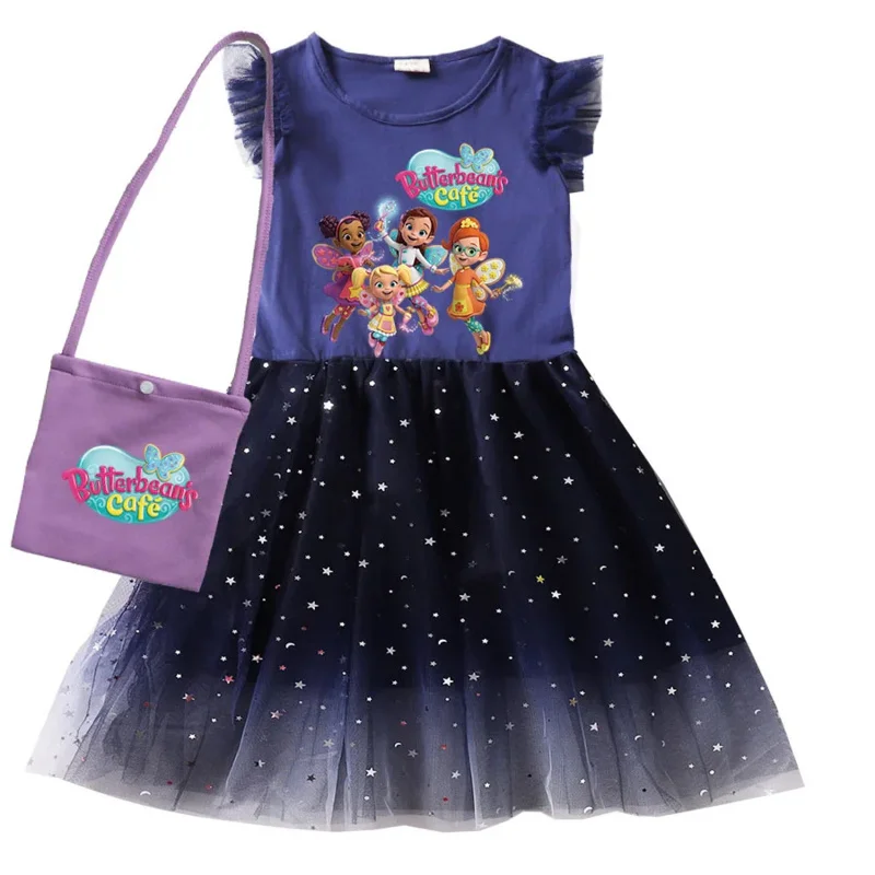 AIAI 2025Butterbeans Cafe платья для девочек детская одежда принцессы с бабочками косплей костюм детское повседневное платье с рукавами-крылышками сумка AIAI 2025Butterbeans Cafe платья для девочек детская одежда принцессы с бабочками косплей костюм детское повседневное платье с рукавами-крылышками сумка