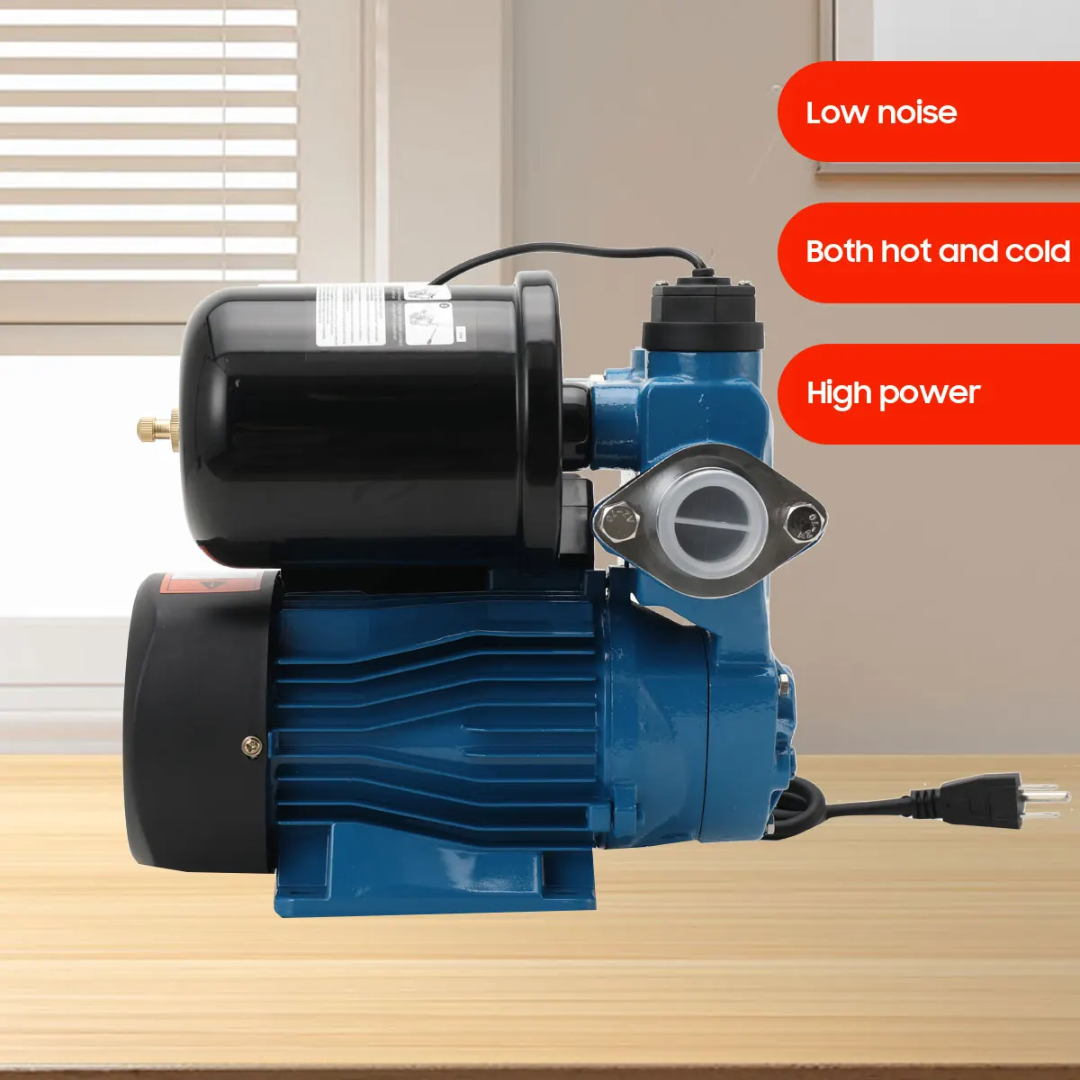 مضخة معززة ذاتية التحضير 110 فولت مضخة معززة منزلية أوتوماتيكية بالكامل مضخة معززة لمياه الصنبور الصامتة مضخة معززة لخط الأنابيب