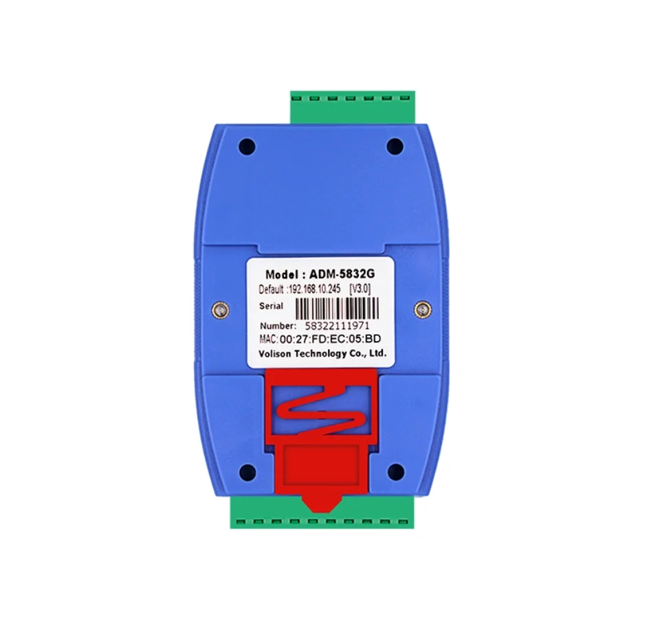 

ADM-5832G промышленный 2-портовый сервер шлюза Modbus RTU/ASCII to Modbus TCP поддержка ПЛК Серийный порт