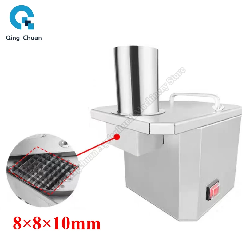 Cutting Electric Machine Multifunctional Vegetable Cube Dicer Potato Carrot Onion Dicer Fruit Vegetable Slicer Machine