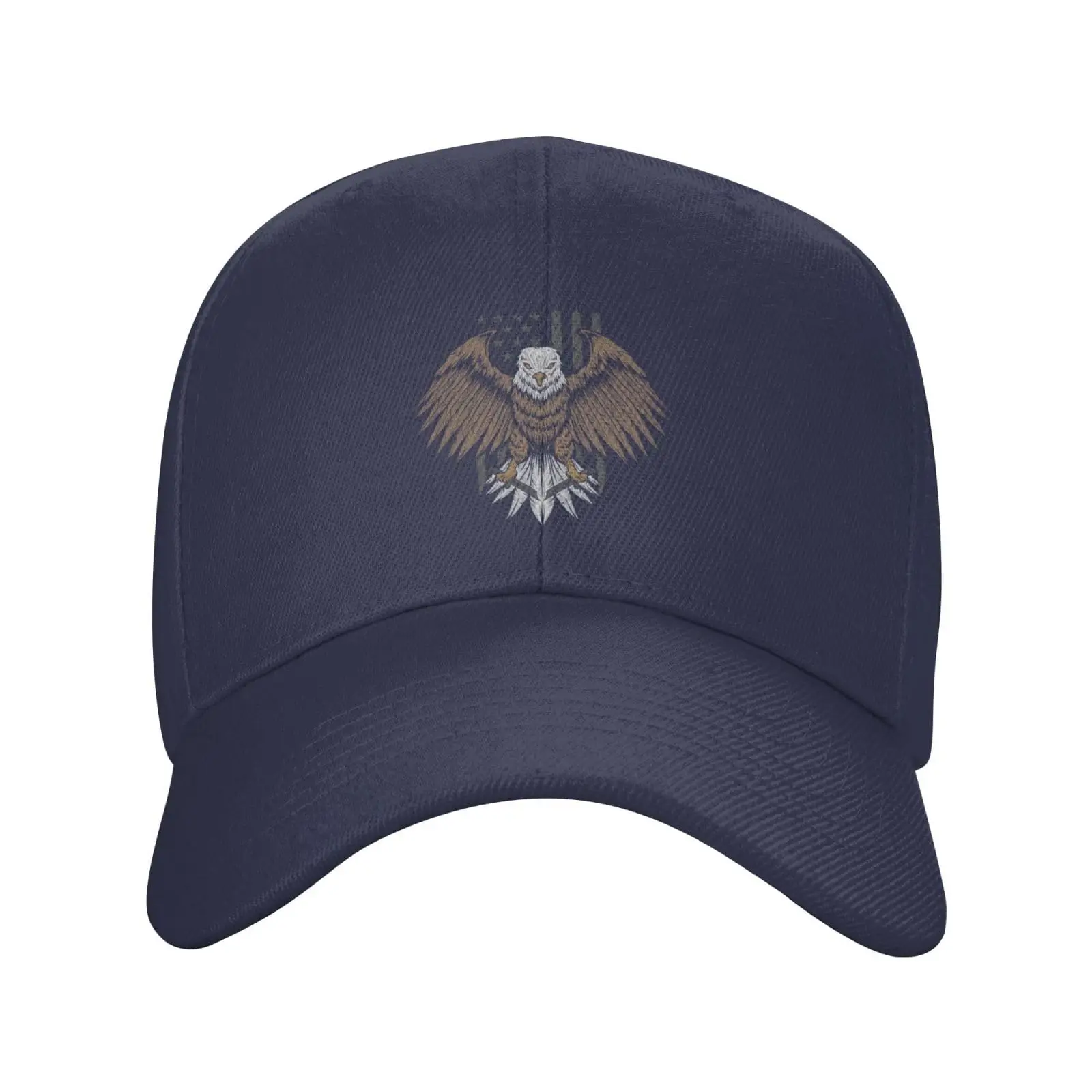 Fierce Eagles Baseball Cap for Men Women Hat Adjustable Truck Driver Hats Dad Caps Navy Blue