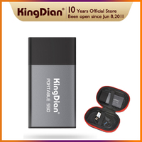 KingDian External Portable SSD 120GB 250GB  Solid Hard Drive USB 3.0 Type C For Laptop Businessman Choice Best Gift