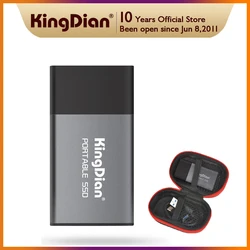 KingDian External Portable SSD 120GB 250GB  Solid Hard Drive USB 3.0 Type C For Laptop Businessman Choice Best Gift