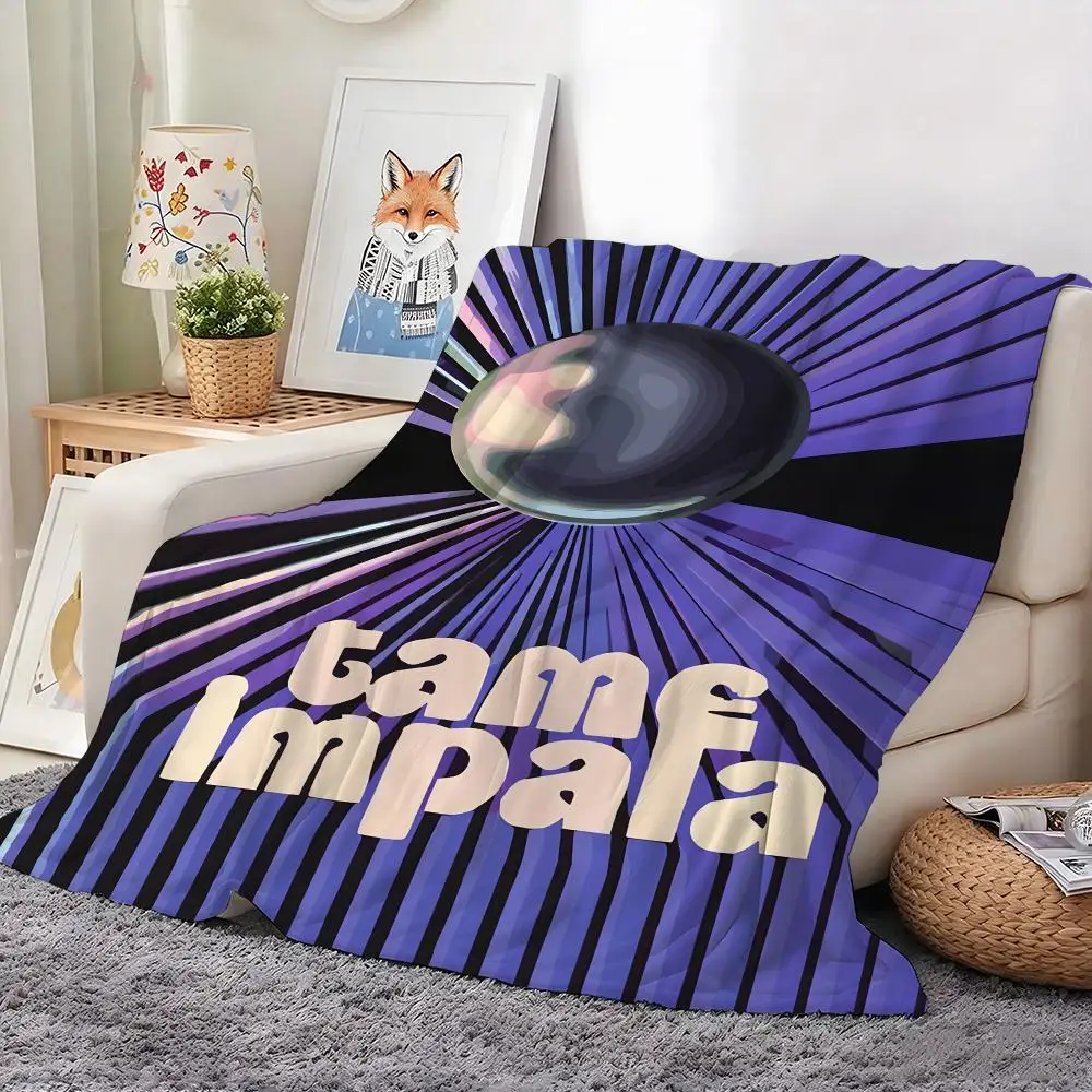 Tame Impala Classic Throw Flannel Blanket Warm Cozy Throw For Bed Sofa Office Travel All Season