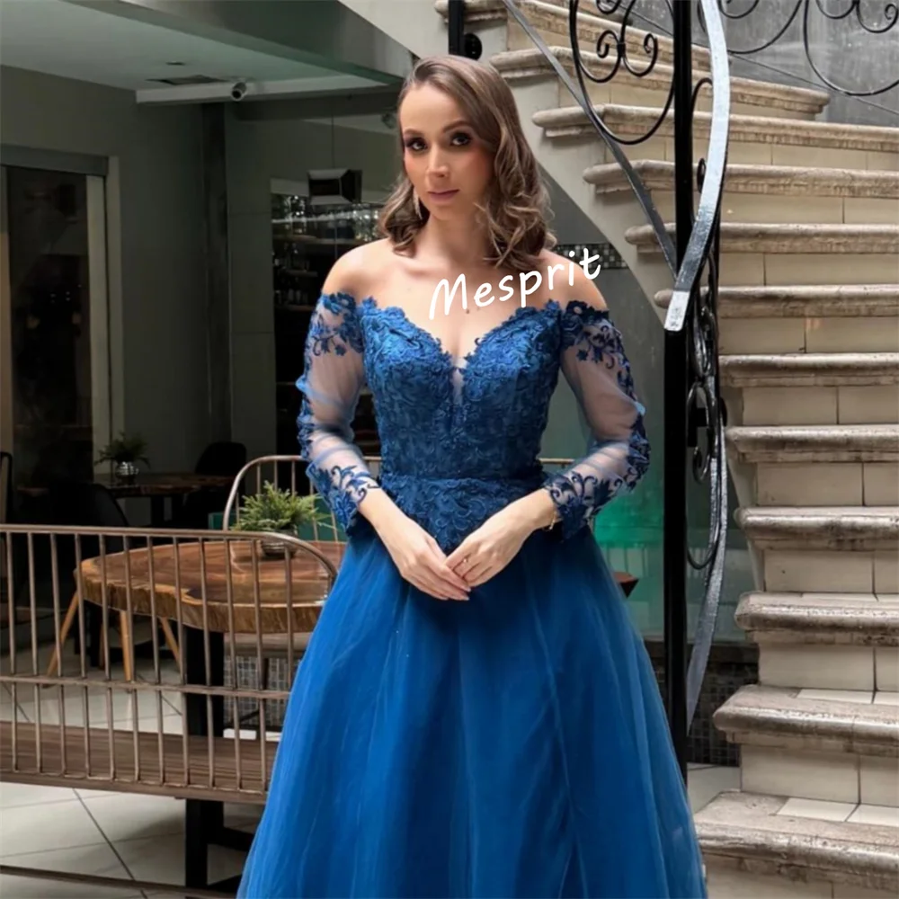 Maßgeschneidertes, schulterfreies, klassisches A-Linien-Abendkleid mit Netzfalten und Spitze, maßgeschneidertes Abendkleid für besondere Anlässe, elegante Party, Hochzeit