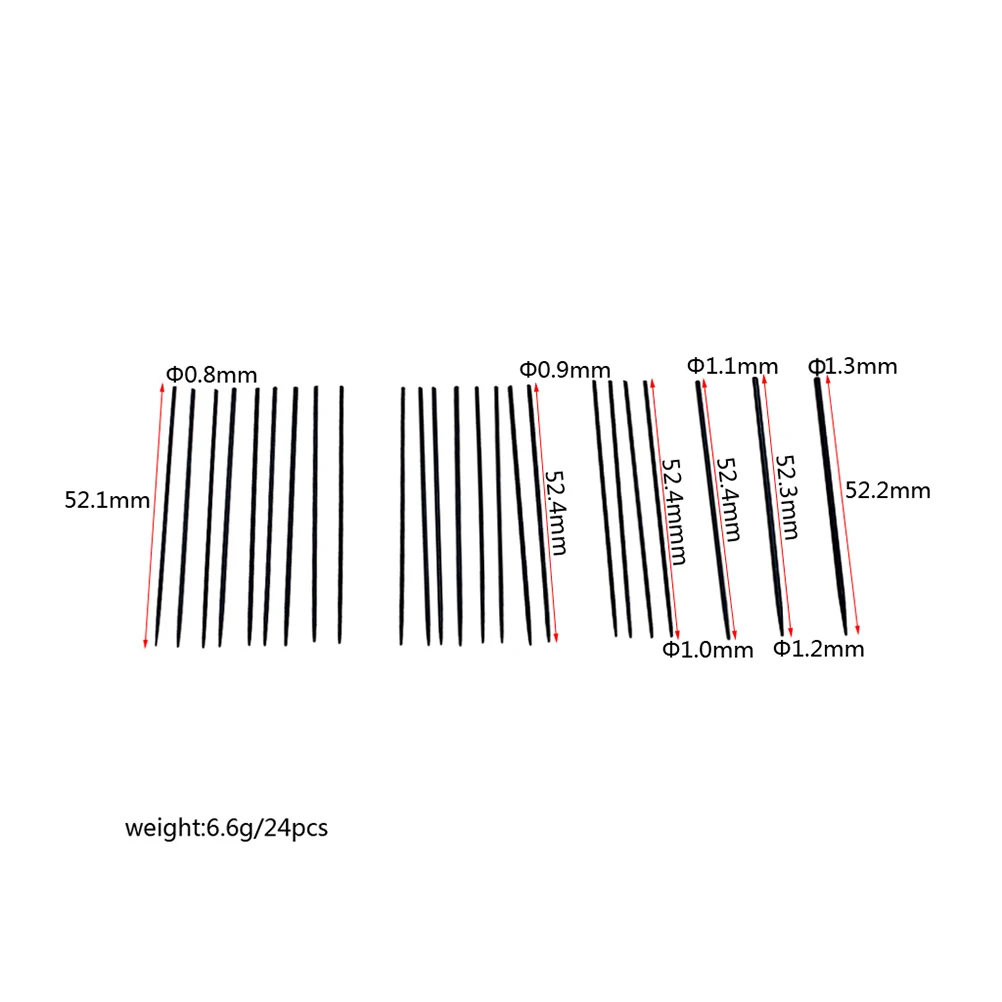 

24 Pcs Saxophone Spring Needle Woodwind Instrument Accessories Clarinet Repair Part Tenor Alto Flute Pin