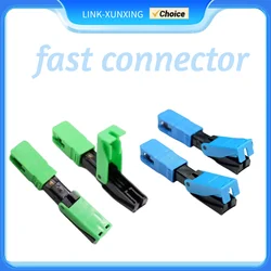 SM Single Mode Optical Quick Connector Fiber Optic Fast Connector 0.3dB FTTH Tool Cold Connector tools FTTH SC APC UPC