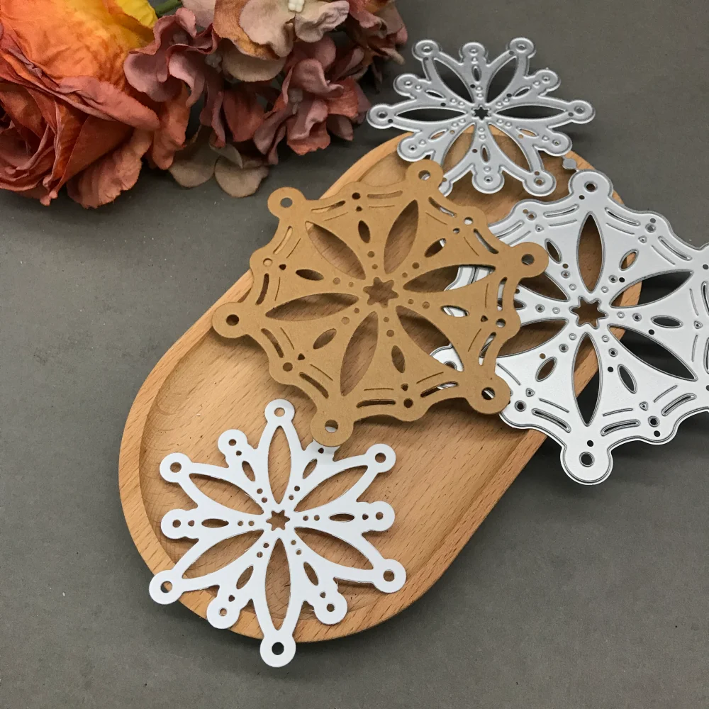 1pcs metal cutting dies cut die mold Snipped Snowflakes Scrapbook paper craft blade punch stencils dies