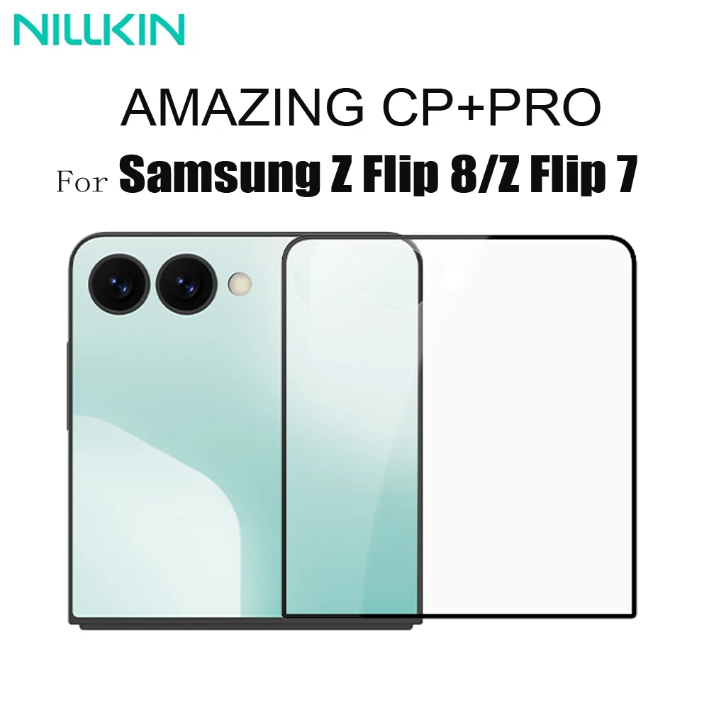 

Nillkin For Samsung Galaxy Z Flip 8 / Flip 7 Tempered Glass Outer Screen Front Film CP+PRO Screen Protector For Samsung Z Flip8