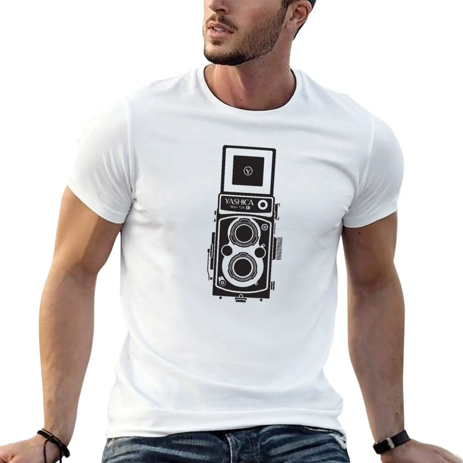 Yashica Mat 124G T-Shirt t shirts for man cotton funny funny t shirts cotton anime t shirts oversize T-shirt