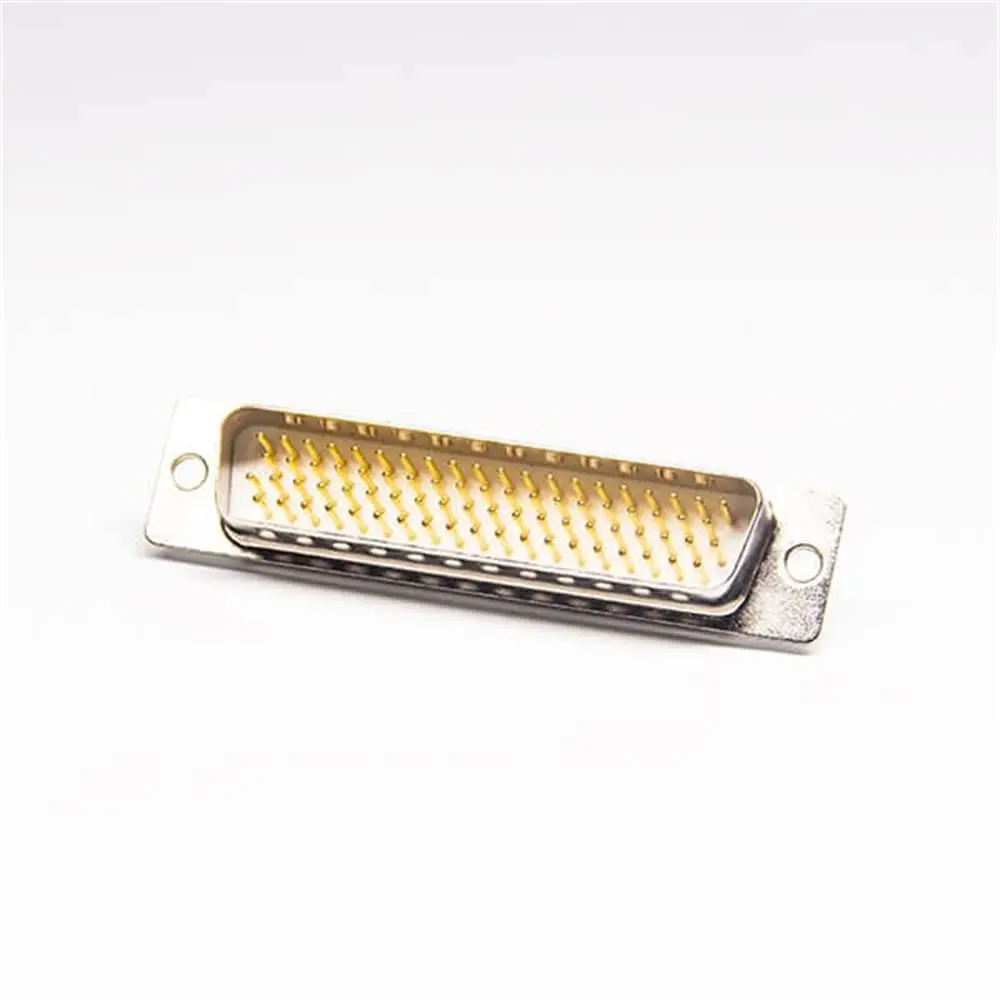 78 Pin D-Sub Male Solder Connector High Density for Industrial Equipment Computer Peripherals