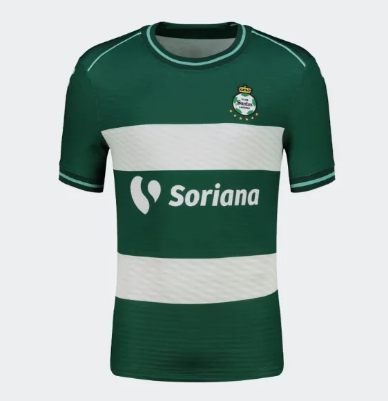 2026 New Hot Selling Santos Laguna Jerseys Football Training Uniforms Quick Drying Breathable Family and Child Wear