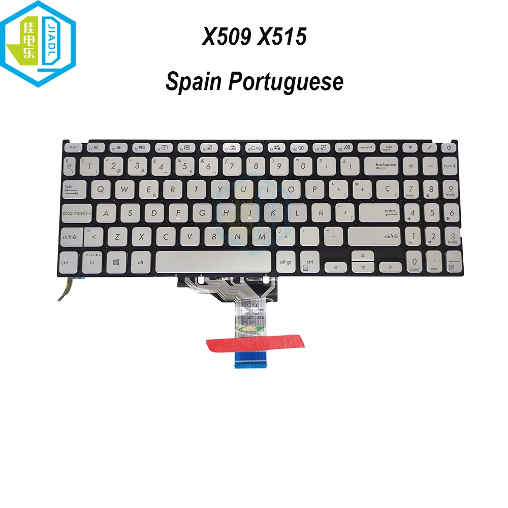 

Spain Spanish Portuguese Keyboard Backlight For ASUS X509 X515 M509 Vivobook D509 X509FJ X509FL X509UB X515EA-AP X515UA X515FA