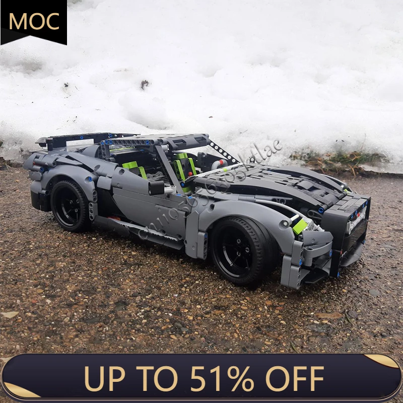 

1523 PCS MOC Technology Racing Modified Drift Racing Car Model Building Blocks Speed Vehicle Bricks Toys Children Birthday Gifts