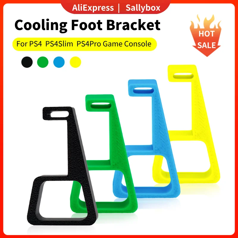 

Colorful Easy Use Cooling Foot Bracket Accessories 3D Printed Horizontal Stand For PS4 PS4Slim PS4Pro Game Console